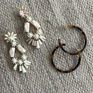 2 pk! J.Crew Statement earrings